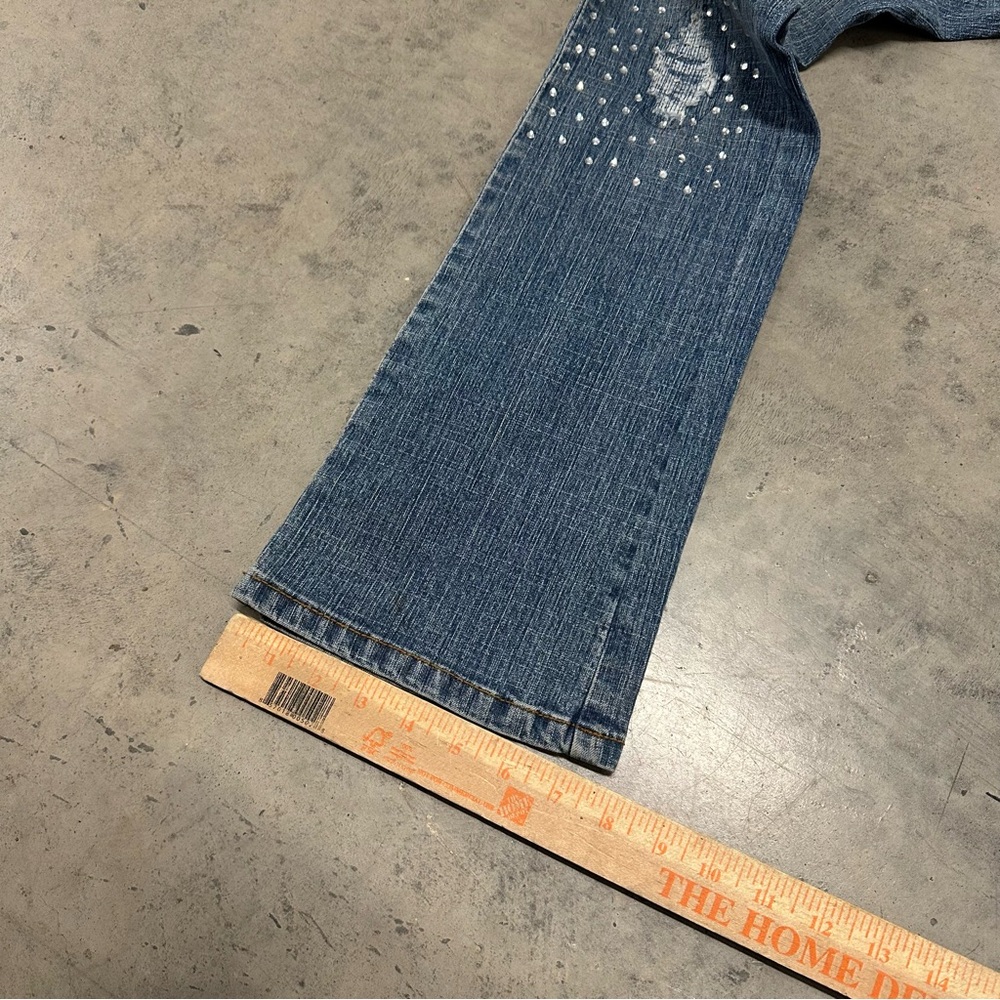 Boom Boom Rhinestone Embellished Jeans Size 5 - Picture 9 of 9